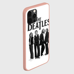 Чехол для iPhone 12 Pro Max The Beatles: White Side, цвет: 3D-светло-розовый — фото 2