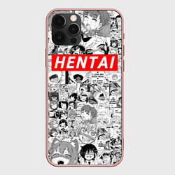 Чехол для iPhone 12 Pro Max HENTAI Style, цвет: 3D-светло-розовый