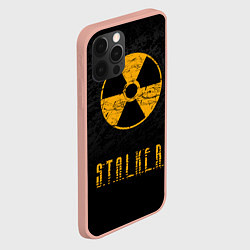 Чехол для iPhone 12 Pro Max STALKER: Radioactive, цвет: 3D-светло-розовый — фото 2