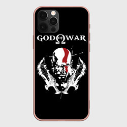 Чехол для iPhone 12 Pro Max God of War: Kratos, цвет: 3D-светло-розовый