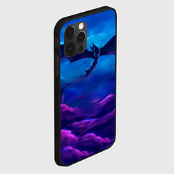 Чехол для iPhone 12 Pro Max Неоновая фурия, цвет: 3D-черный — фото 2