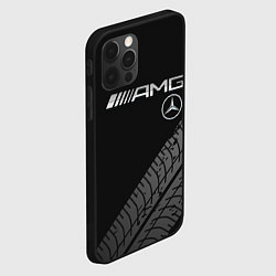 Чехол для iPhone 12 Pro Max Mercedes AMG: Street Racing, цвет: 3D-черный — фото 2