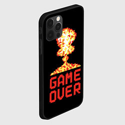 Чехол для iPhone 12 Pro Max Game over - atomic explosion, цвет: 3D-черный — фото 2