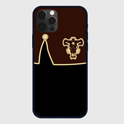 Чехол для iPhone 12 Pro Max Черный Клевер: Мантия, цвет: 3D-черный