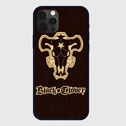 Чехол для iPhone 12 Pro Max Black Clover, цвет: 3D-черный