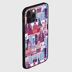 Чехол для iPhone 12 Pro Max Москва архитектура, цвет: 3D-черный — фото 2