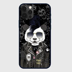 Чехол для iPhone 12 Pro Max Панда в косухе, цвет: 3D-черный