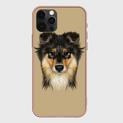 Чехол для iPhone 12 Pro Max Rouge Collie, цвет: 3D-светло-розовый