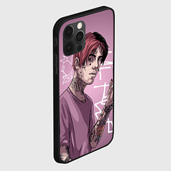 Чехол для iPhone 12 Pro Max Lil Peep, цвет: 3D-черный — фото 2