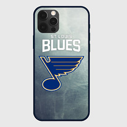 Чехол для iPhone 12 Pro Max St Louis Blues, цвет: 3D-черный