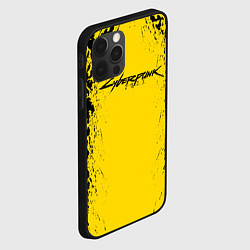 Чехол для iPhone 12 Pro Max Cyberpunk 2077 Samurai logo, цвет: 3D-черный — фото 2