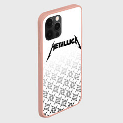 Чехол для iPhone 12 Pro Max METALLICA, цвет: 3D-светло-розовый — фото 2