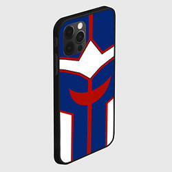 Чехол для iPhone 12 Pro Max ALL MIGHT MY HERO ACADEMIA MHA МОЯ ГЕРОЙСКАЯ АКАДЕ, цвет: 3D-черный — фото 2