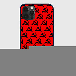 Чехол для iPhone 12 Pro Max СССР, цвет: 3D-черный