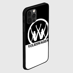 Чехол для iPhone 12 Pro Max Volkswagen girls, цвет: 3D-черный — фото 2