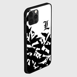 Чехол для iPhone 12 Pro Max L letter bird, цвет: 3D-черный — фото 2