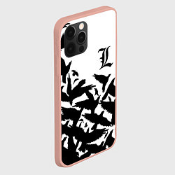 Чехол для iPhone 12 Pro Max L letter bird, цвет: 3D-светло-розовый — фото 2