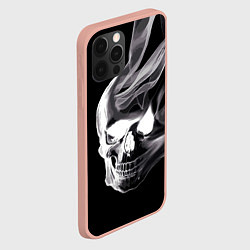 Чехол для iPhone 12 Pro Max Wind - smoky skull, цвет: 3D-светло-розовый — фото 2