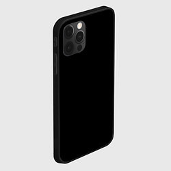 Чехол для iPhone 12 Pro Max Без дизайна, цвет: 3D-черный — фото 2