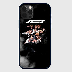 Чехол для iPhone 12 Pro Max Ateez, цвет: 3D-черный