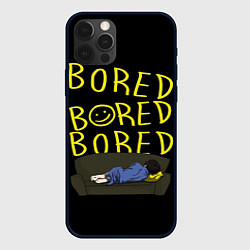 Чехол для iPhone 12 Pro Max Boreb, цвет: 3D-черный