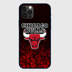 Чехол для iPhone 12 Pro Max CHICAGO BULLS, цвет: 3D-черный