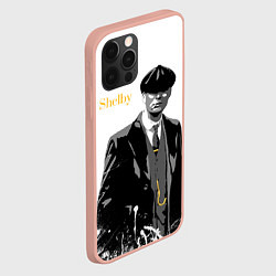 Чехол для iPhone 12 Pro Max Томас Шелби, цвет: 3D-светло-розовый — фото 2