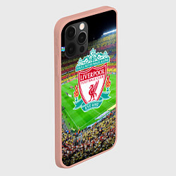 Чехол для iPhone 12 Pro Max FC Liverpool, цвет: 3D-светло-розовый — фото 2