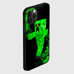Чехол для iPhone 12 Pro Max MINECRAFT, цвет: 3D-черный — фото 2