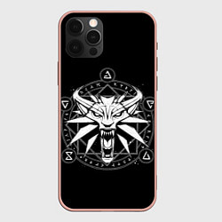 Чехол для iPhone 12 Pro Max The Witcher, цвет: 3D-светло-розовый