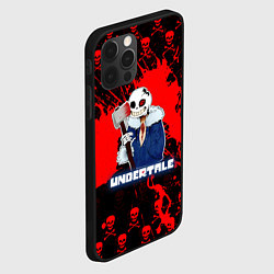 Чехол для iPhone 12 Pro Max UNDERTALE, цвет: 3D-черный — фото 2