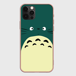 Чехол для iPhone 12 Pro Max Totoro, цвет: 3D-светло-розовый