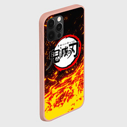 Чехол для iPhone 12 Pro Max KIMETSU NO YAIBA, цвет: 3D-светло-розовый — фото 2