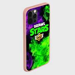 Чехол для iPhone 12 Pro Max BRAWL STARS, цвет: 3D-светло-розовый — фото 2