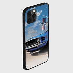 Чехол для iPhone 12 Pro Max Mustang, цвет: 3D-черный — фото 2