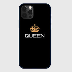 Чехол для iPhone 12 Pro Max Королева, цвет: 3D-черный