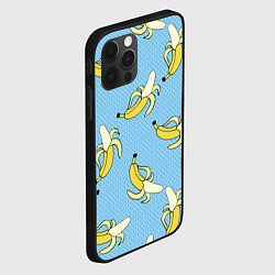 Чехол для iPhone 12 Pro Max Banana art, цвет: 3D-черный — фото 2