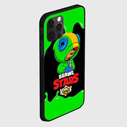Чехол для iPhone 12 Pro Max BRAWL STARS LEON, цвет: 3D-черный — фото 2