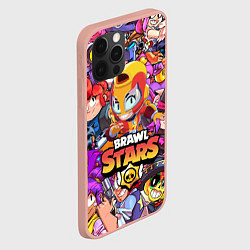 Чехол для iPhone 12 Pro Max BRAWL STARS MAX, цвет: 3D-светло-розовый — фото 2