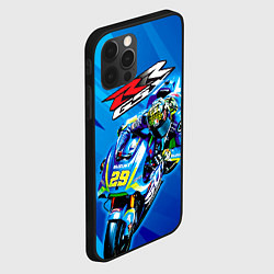 Чехол для iPhone 12 Pro Max Suzuki MotoGP, цвет: 3D-черный — фото 2