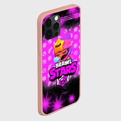 Чехол для iPhone 12 Pro Max BRAWL STARS:SANDY, цвет: 3D-светло-розовый — фото 2