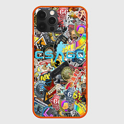 Чехол для iPhone 12 Pro Max CS GO, цвет: 3D-красный