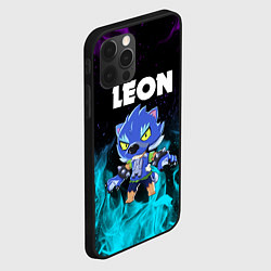 Чехол для iPhone 12 Pro Max BRAWL STARS LEON, цвет: 3D-черный — фото 2