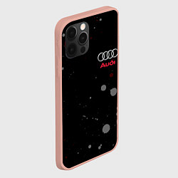 Чехол для iPhone 12 Pro Max AUDI, цвет: 3D-светло-розовый — фото 2