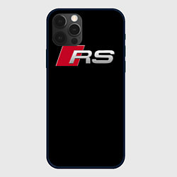 Чехол для iPhone 12 Pro Max AUDI RS, цвет: 3D-черный