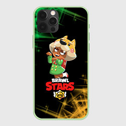 Чехол для iPhone 12 Pro Max BRAWL STARS NITA, цвет: 3D-салатовый