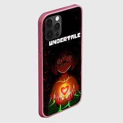 Чехол для iPhone 12 Pro Max UNDERTALE CHARA, цвет: 3D-малиновый — фото 2