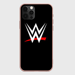 Чехол для iPhone 12 Pro Max WWE, цвет: 3D-светло-розовый