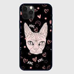 Чехол для iPhone 12 Pro Max КИС-КИС, цвет: 3D-черный