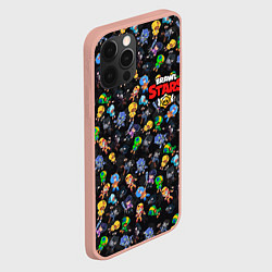 Чехол для iPhone 12 Pro Max BRAWL STARS LEON, цвет: 3D-светло-розовый — фото 2